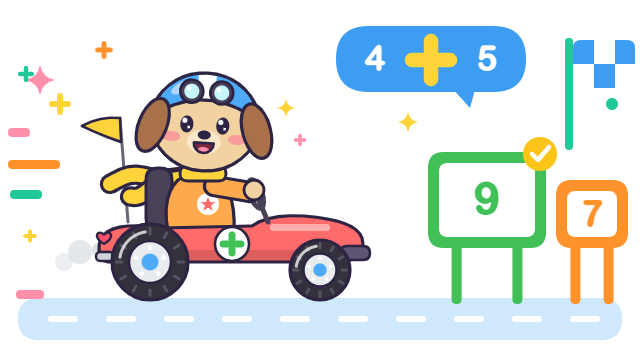 Math Addition Car Race