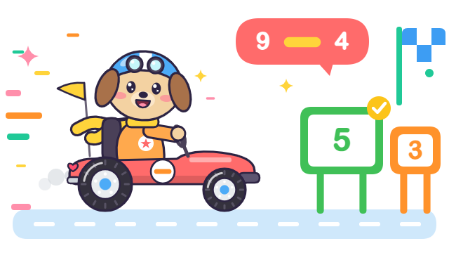 Math Subtraction Car Race
