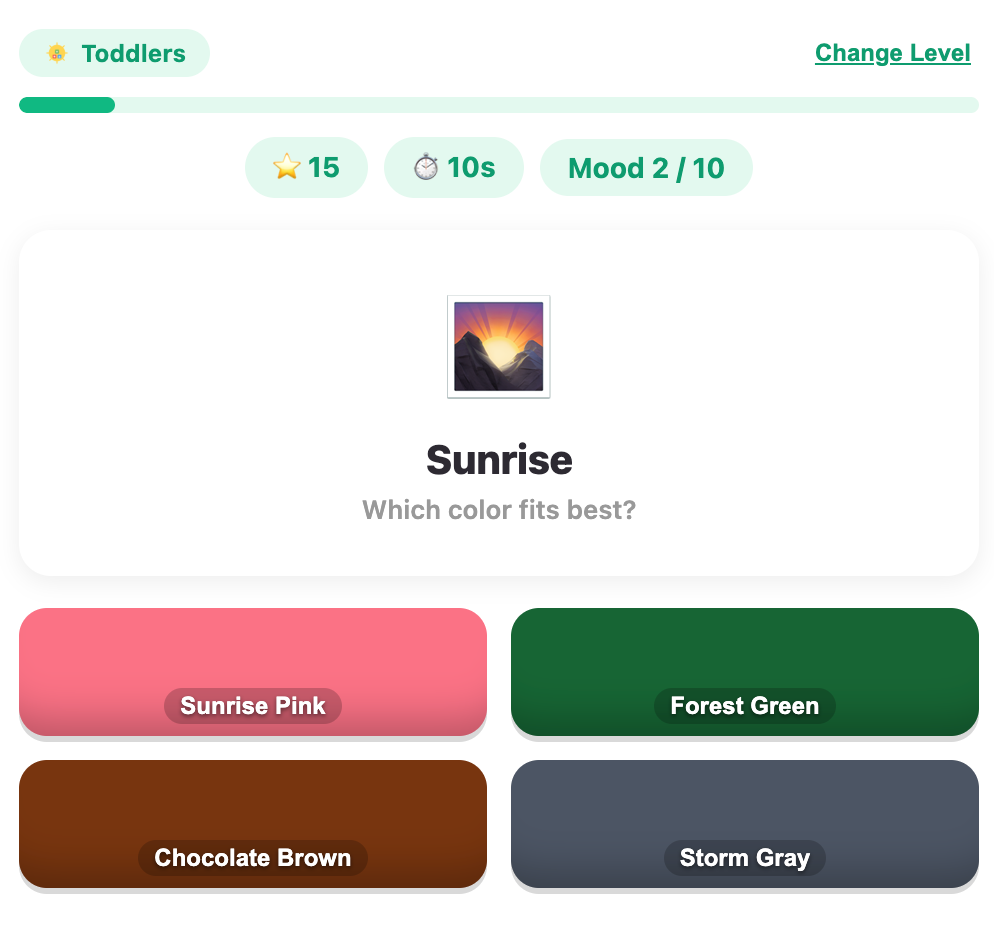 pick the best color for the emoji