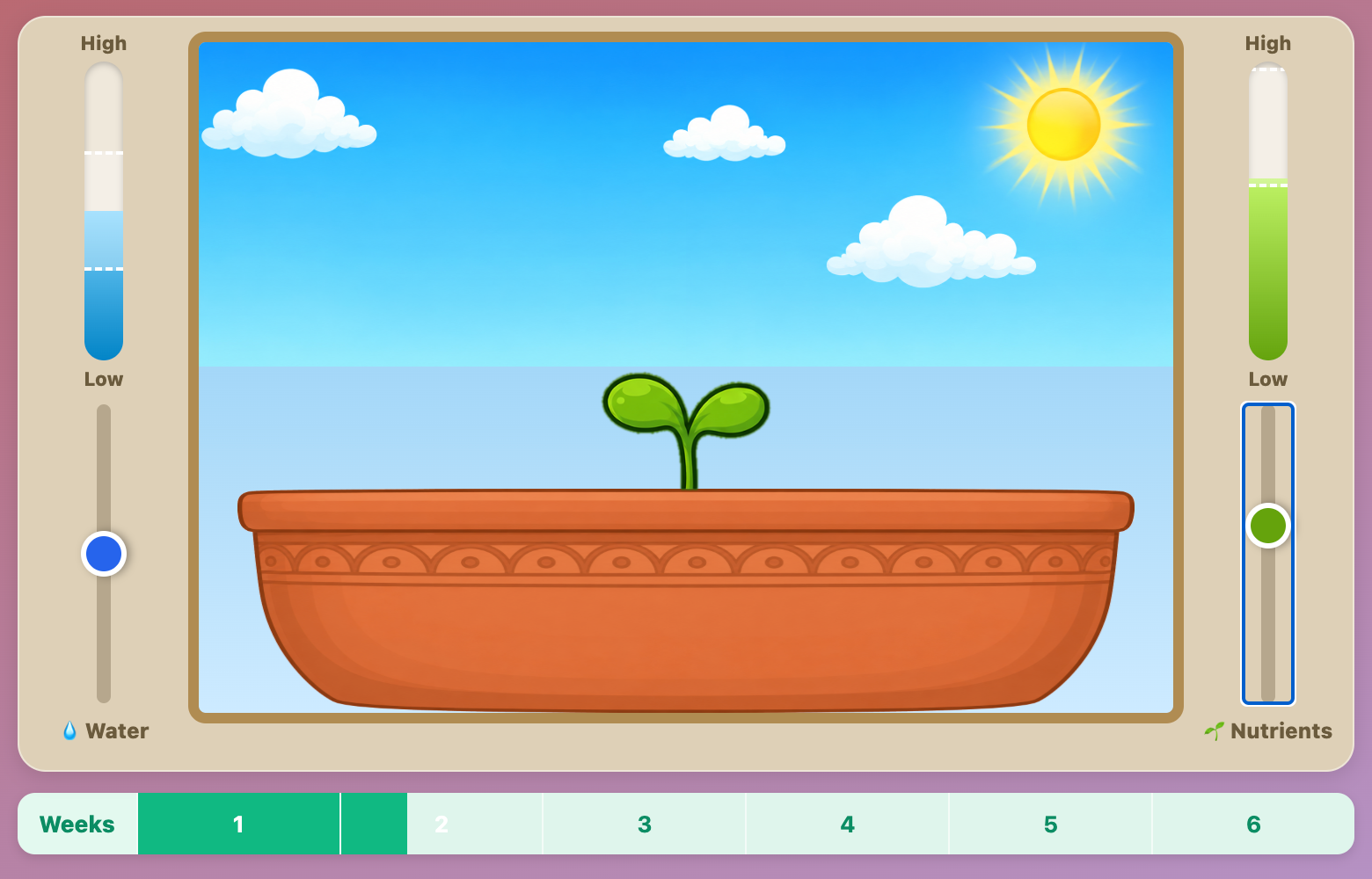 a screenshot about seedling stage in the Grow a Plant game