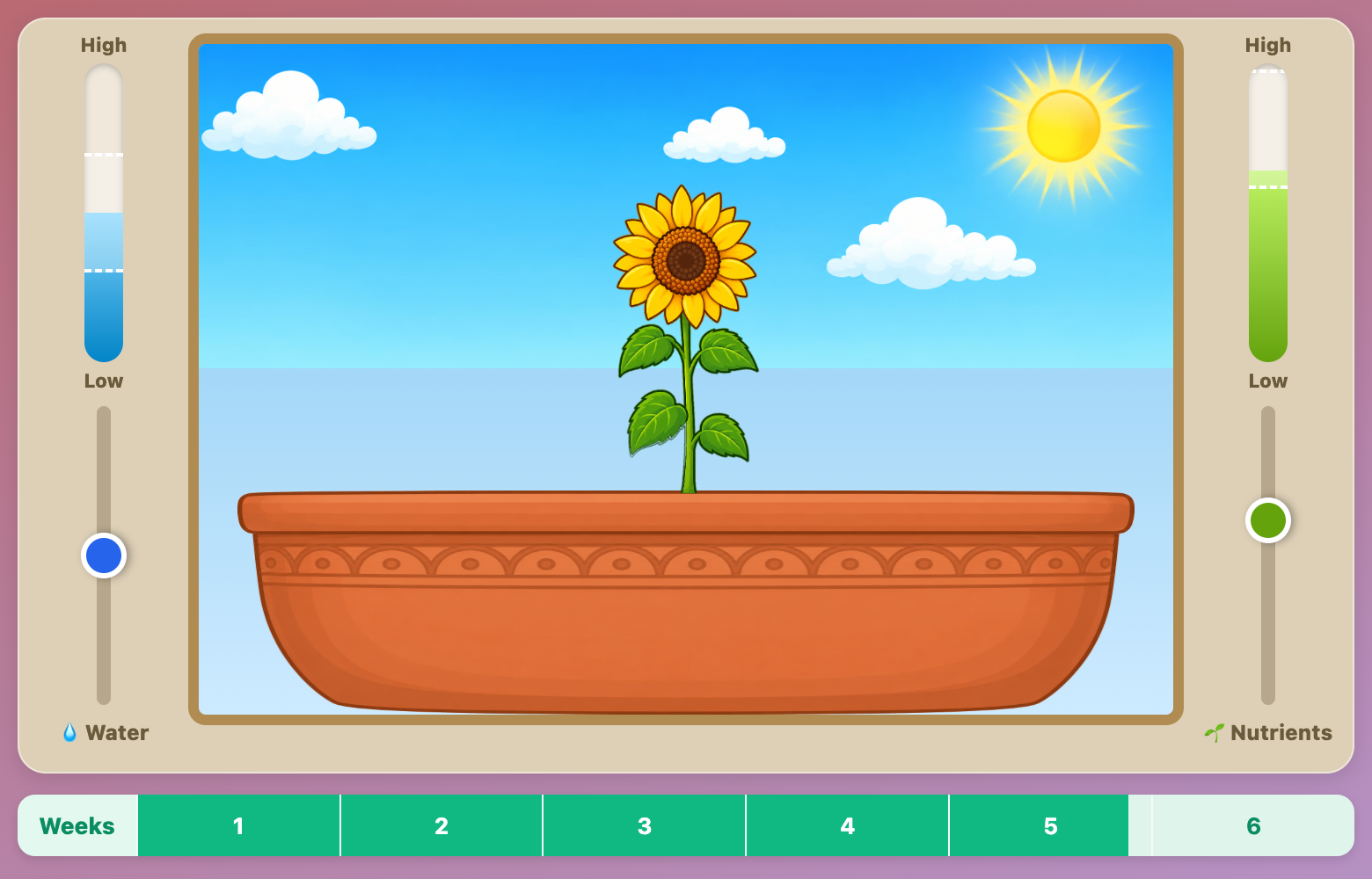 a screenshot about bloom stage in the Grow a Plant game
